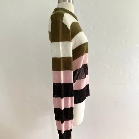 RAG & BONE Annika Cashmere-blend Sweater, Stripe, S - Picture 8 of 11
